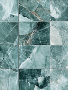 蓝绿色大理石瓷砖纹理