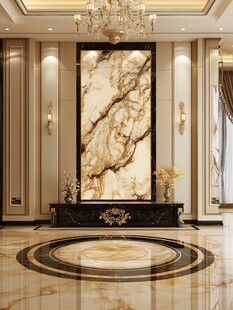 奢华大理石玄关装饰设计