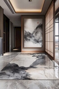新中式玄关 水墨意境之美