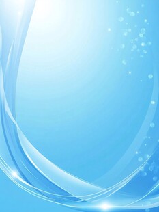 梦幻蓝色曲线背景图