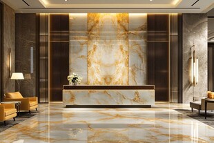 豪华大理石风格酒店大堂