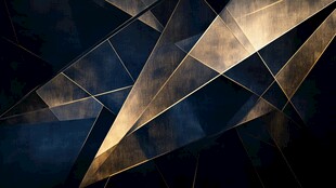 黑金几何抽象炫酷背景图