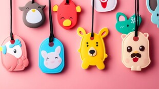 可爱卡通硅胶钥匙扣挂件