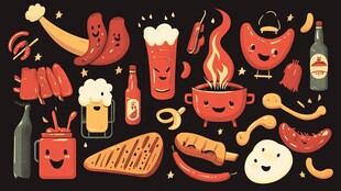 欢乐烧烤派对美食大集合