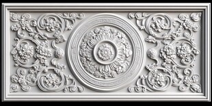 欧式浮雕花纹精美装饰板