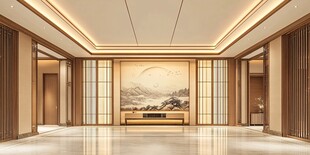 中式大厅典雅大气空间设计