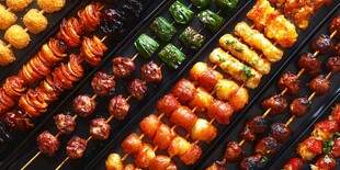 多样美味烤串大集合