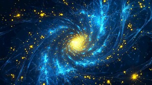 梦幻宇宙旋涡星空图景