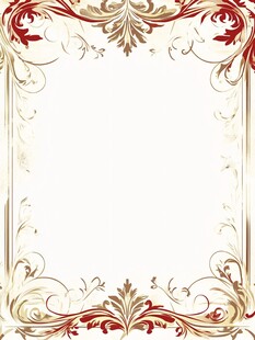 欧式古典花纹装饰边框