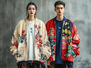 国潮情侣装 演绎东方时尚