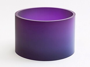 紫色渐变圆筒容器