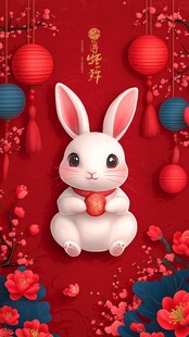 兔年贺岁 可爱萌兔迎新春