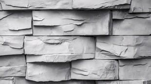 灰色石砌墙面纹理