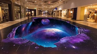 商场奇幻宇宙3D地画