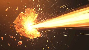 爆炸特效 火焰四射画面