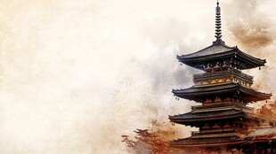 古风宝塔 尽显东方韵味