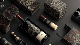 奢华酒品包装展示