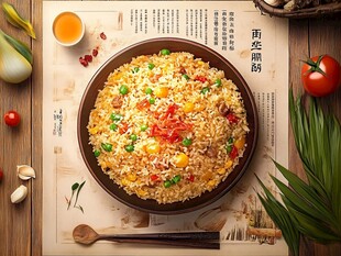 美味蛋炒饭 诱人主食盛宴