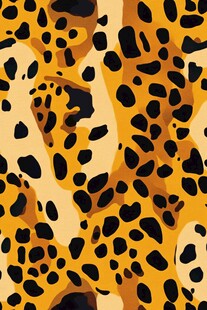 豹纹图案背景纹理设计