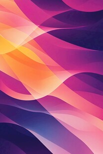 梦幻多彩渐变流体波浪背景