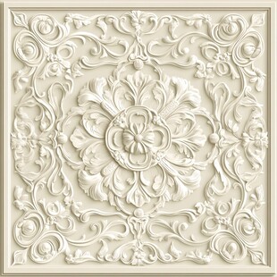 欧式浮雕花纹装饰图案