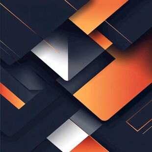 几何拼接抽象炫酷背景图