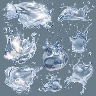 水花飞溅特效素材集合