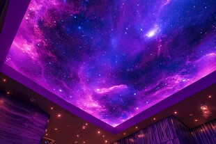 梦幻星空主题天花板