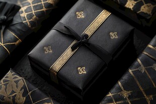 奢华黑金系精美礼品包装
