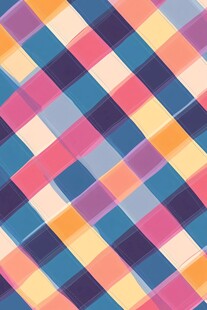 多彩格子几何图案背景