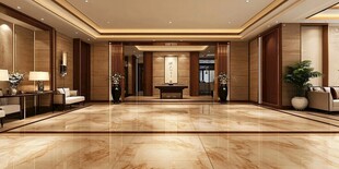 豪华大气的酒店大堂空间