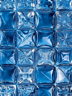 蓝色玻璃马赛克纹理图案