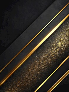 黑金质感线条背景图