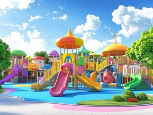 梦幻多彩儿童游乐场