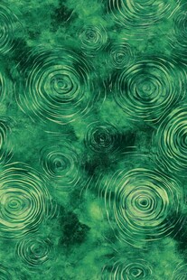 绿色水波纹抽象纹理图案
