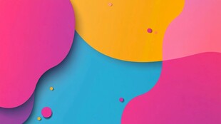 多彩流体渐变抽象背景图