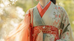 古风汉服佳人春日雅韵