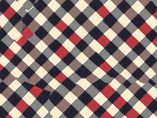 复古格纹图案背景设计