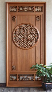 中式雕花木门 尽显古典韵味