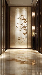 中式玄关过道的典雅景致