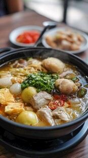 美味丰盛的特色火锅料理