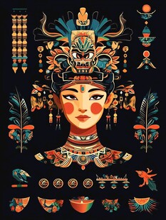 古风神话女性形象及配饰