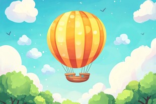 天空中的梦幻热气球之旅