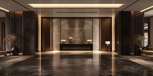 现代奢华酒店大堂空间