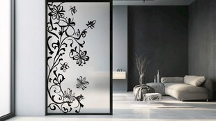 简约客厅中式雕花隔断