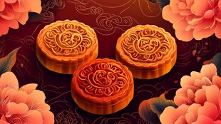 中秋月饼伴繁花