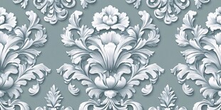 欧式典雅花纹壁纸图案