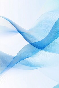 梦幻蓝色飘带背景图