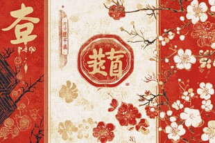 喜庆中国风春节装饰图案
