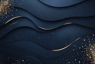 深蓝金纹背景图